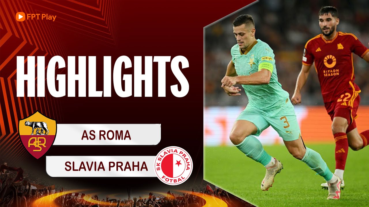 Nhận định Slavia Praha vs Roma thuộc khuôn khổ lượt trận thứ 4 bảng G Europa League 2023/24 (00h45 ngày 10/11)