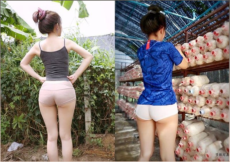 Hot girl Thái Lan gây chú ý khi mặc trang phục hở hang trong lúc làm việc tại vườn - -1368864976