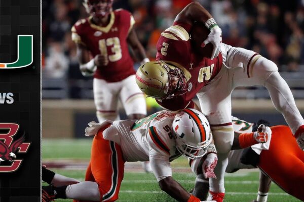 Boston College Eagles vs Miami Hurricanes