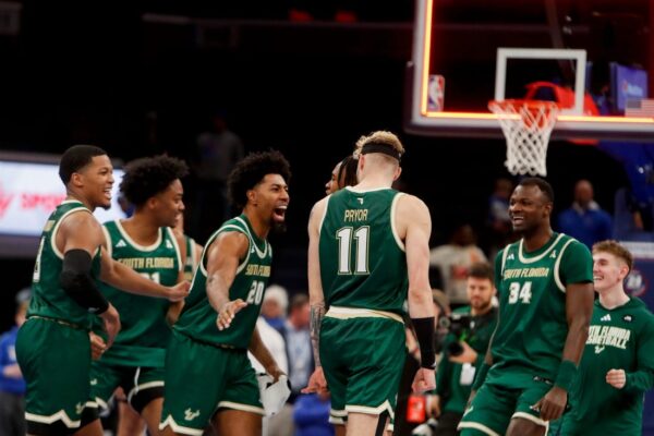 South Florida Bulls vs Tulane Green Wave basketball 1